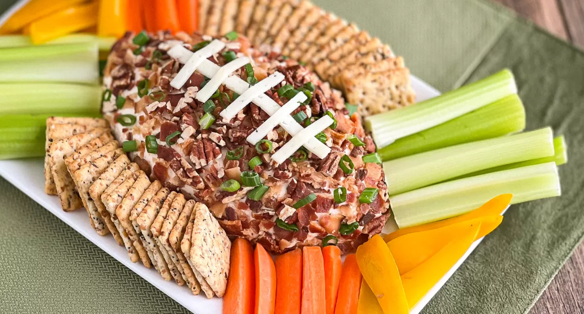 View Spicy Football Cheese Ball Gallery - Image 1 Spicy Football Cheese Ball