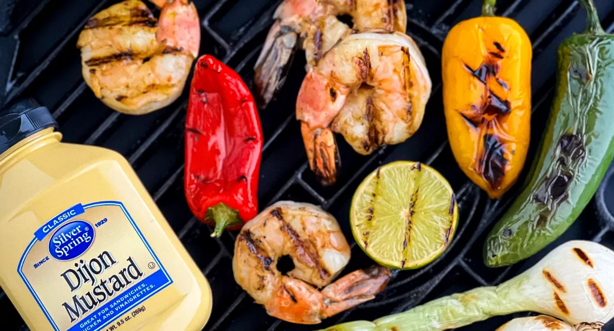 View Grilled Shrimp with Dijon Mustard Marinade Gallery - Image 1 Grilled Shrimp with Dijon Mustard Marinade