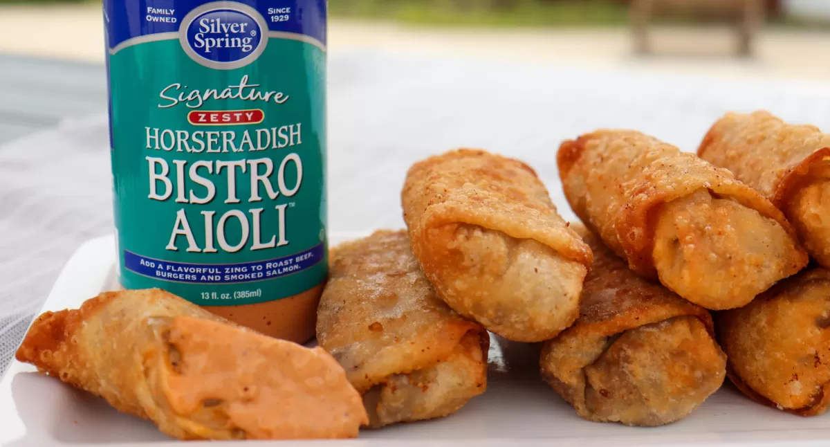Burger Egg Rolls