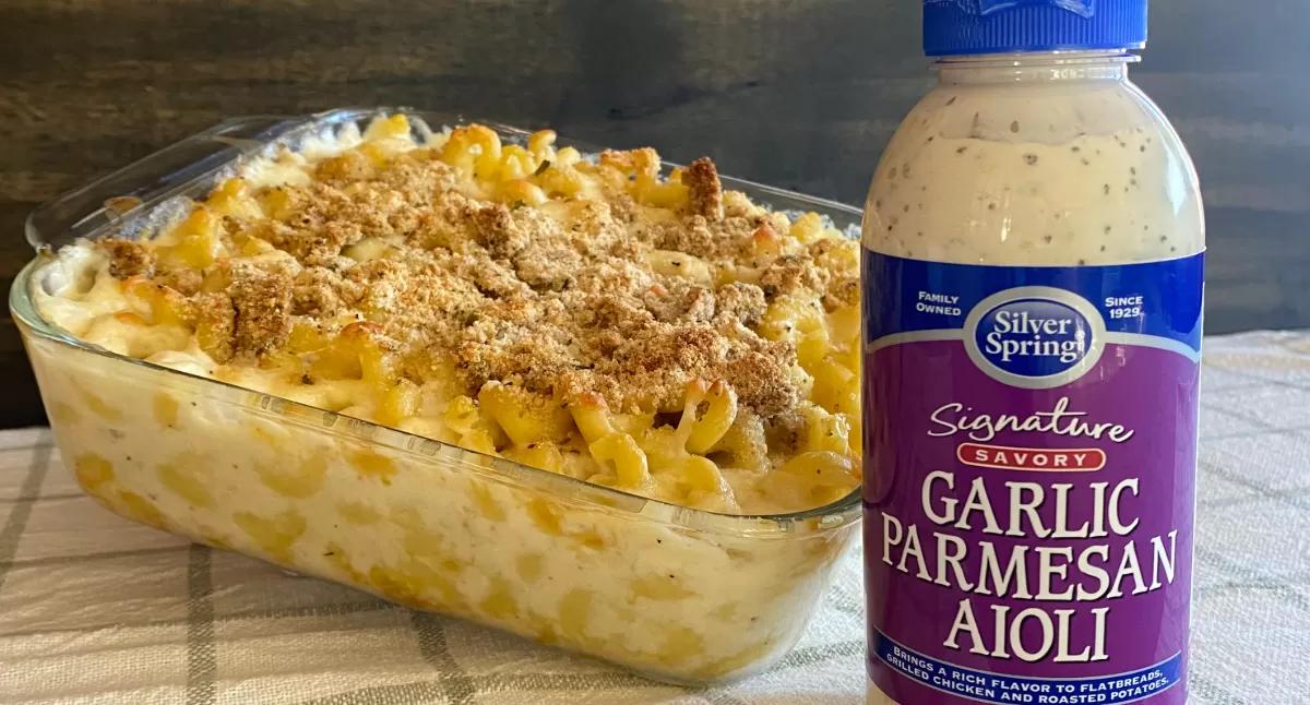 View Garlic Parmesan Mac and Cheese Gallery - Image 1 Garlic Parmesan Mac and Cheese