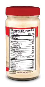 ilver Spring Kosher Prepared Horseradish in an 5 oz jar with red lid