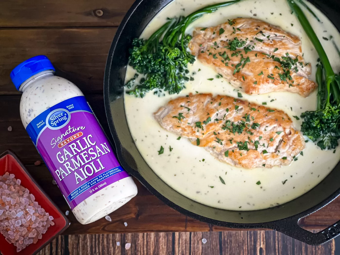 Creamy Garlic Parmesan Chicken Skillet